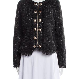 NWT Walter Baker Black Tweed Jacket